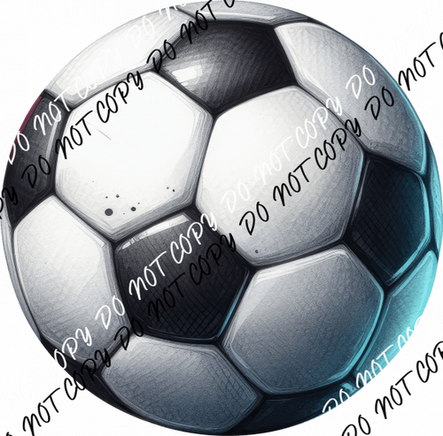 Classic Soccer Ball DTF Transfer - We Print U Press DTF Transfers