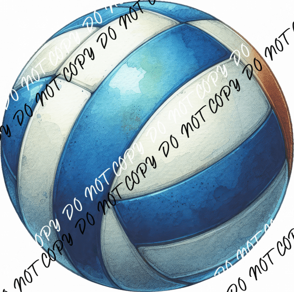 Classic Volleyball DTF Transfer - We Print U Press DTF Transfers