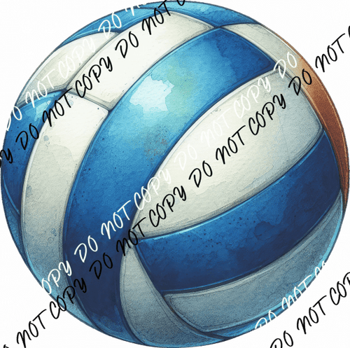 Classic Volleyball DTF Transfer - We Print U Press DTF Transfers