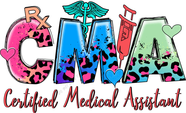 CMA Certified Medical Assistant DTF Transfer - RTP DTF Transfer