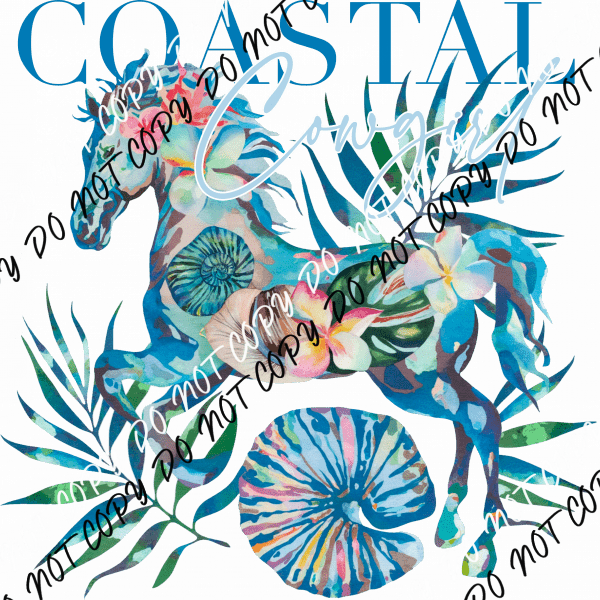 Coastal Cowgirl DTF Transfer - We Print U Press DTF Transfers