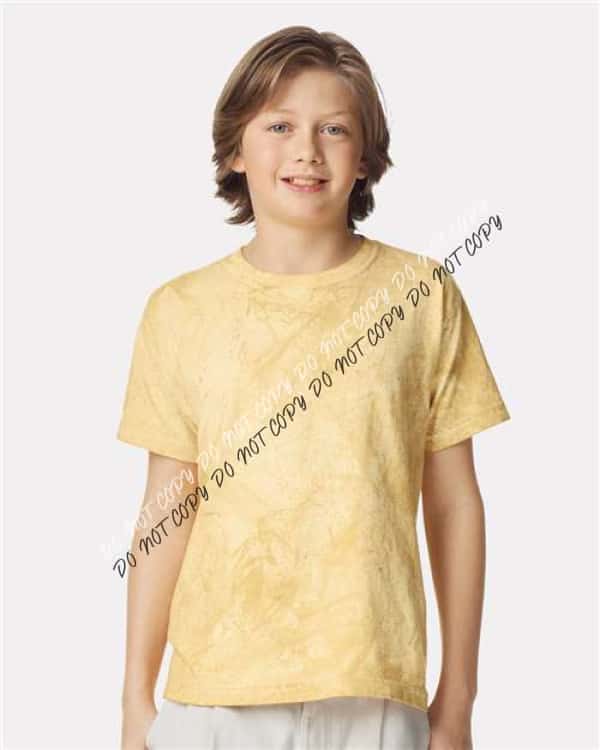 Colorblast Youth Heavyweight T-Shirt - We Print U Press DTF Transfers