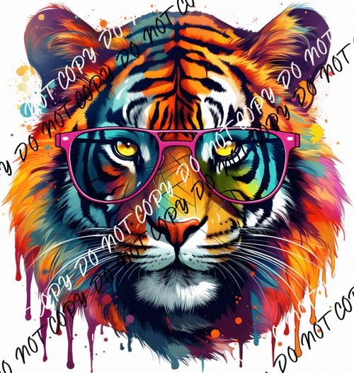 ColorSplash Tiger DTF Transfer - We Print U Press DTF Transfers