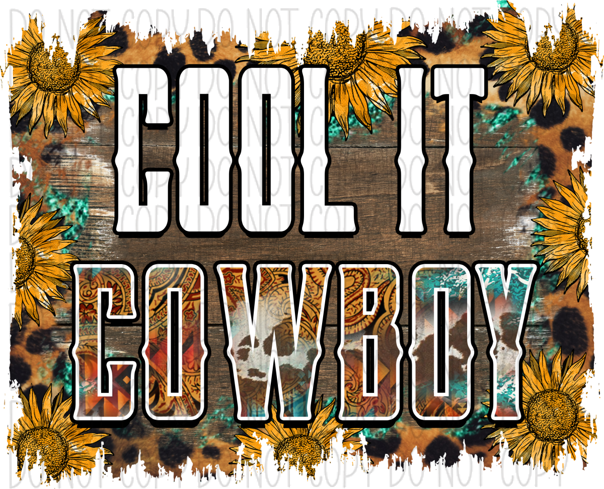 Cool It Cowboy Distressed Dtf Transfer Rtp Transfers