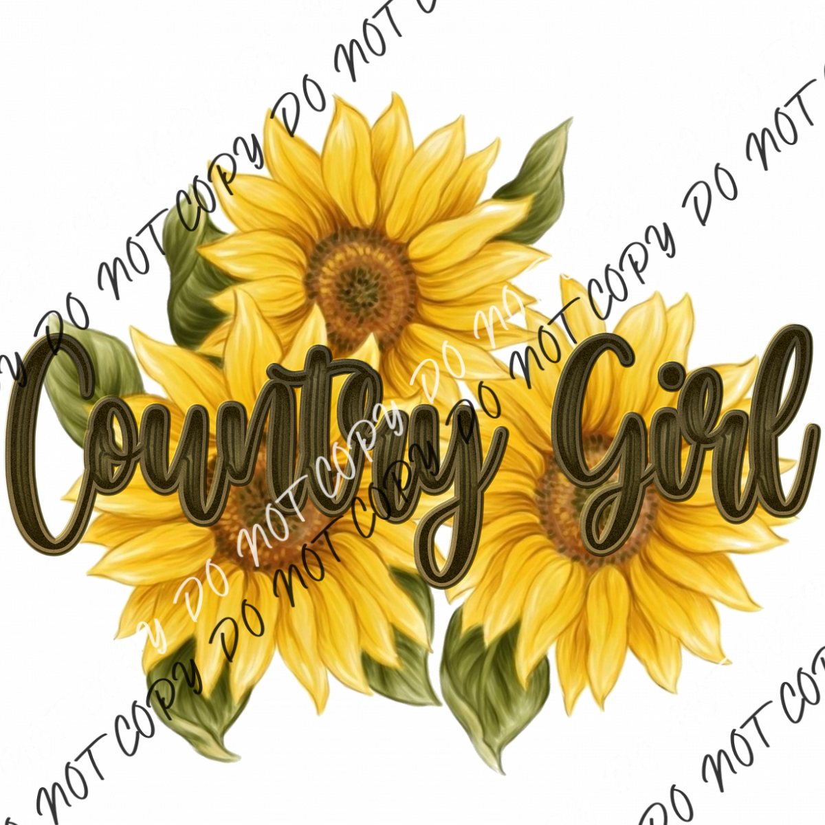 Country Girl Sunflower