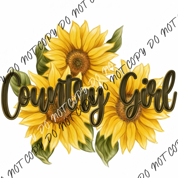 Country Girl Sunflower