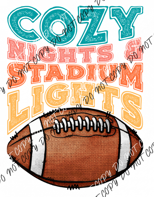 Cozy Nights And Stadium Lights Dtf Transfer