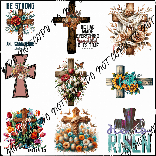 CROSS MINI UV TRANSFER BUNDLE - We Print U Press DTF Transfers