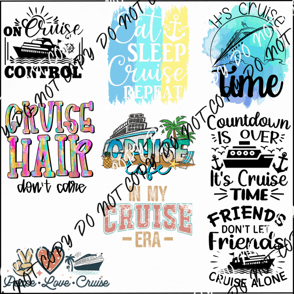 CRUISE MINI UV TRANSFER BUNDLE - We Print U Press DTF Transfers