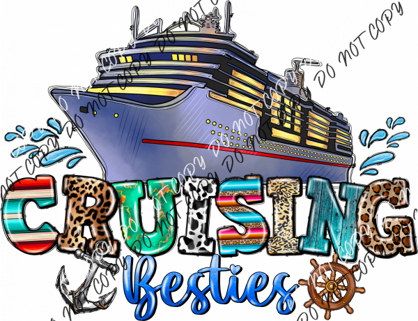 Cruising Besties Dtf Transfer