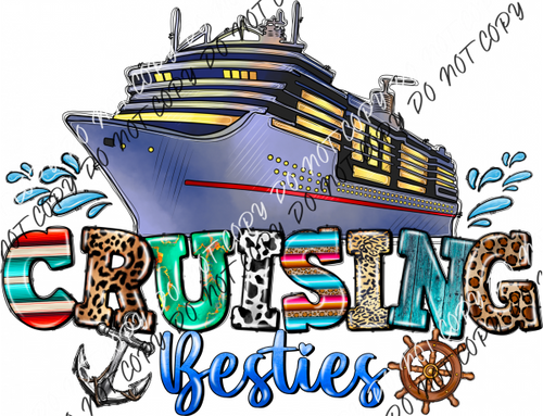 Cruising Besties Dtf Transfer