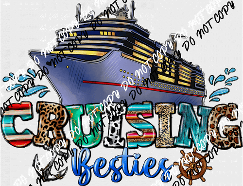 Cruising Besties DTF Transfer - We Print U Press DTF Transfers