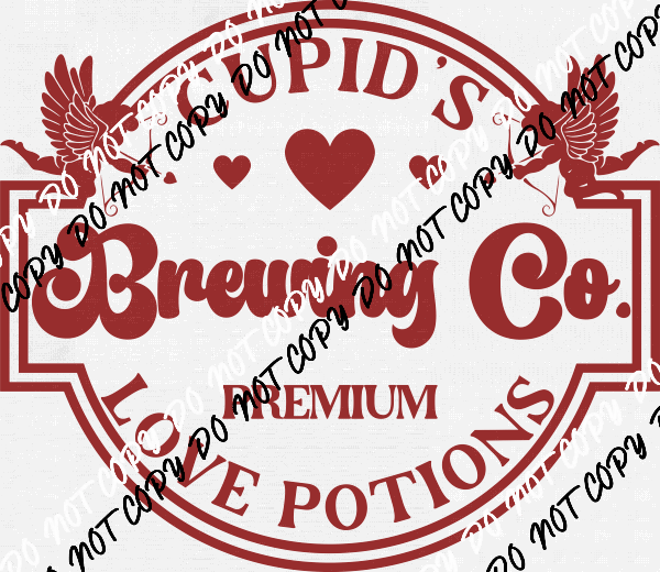 Cupids Brewing DTF Transfer - We Print U Press DTF Transfers