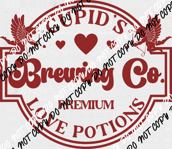 Cupids Brewing DTF Transfer - We Print U Press DTF Transfers