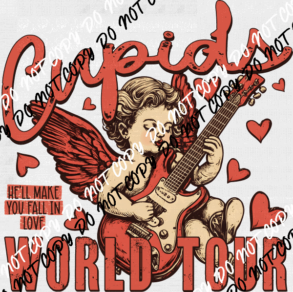 Cupid's World Tour DTF Transfer - We Print U Press DTF Transfers