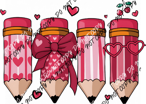 Custom Teacher Coquette Bow DTF Transfer - We Print U Press DTF Transfers