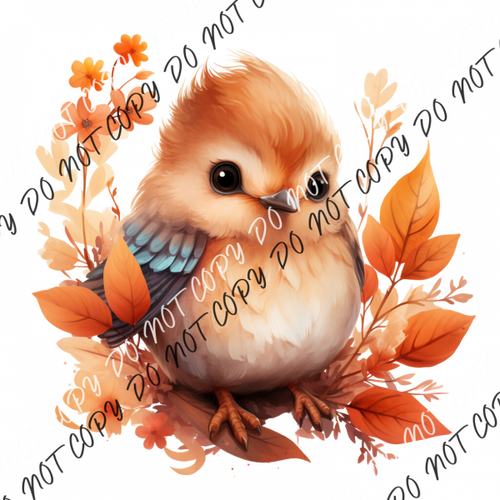 Cute Autumn Bird Dtf Transfer Rtp Transfers