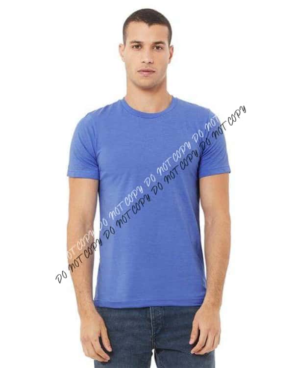 CVC Jersey Tee - Athletic Heather - We Print U Press DTF Transfers