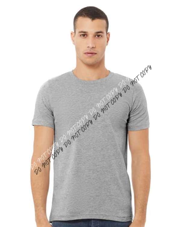 CVC Jersey Tee - Athletic Heather - We Print U Press DTF Transfers