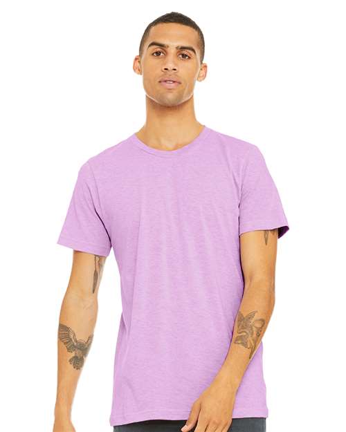 CVC Jersey Tee - Heather Prism Lilac - We Print U Press DTF Transfers