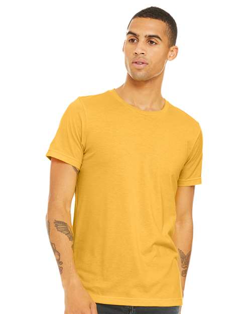 CVC Jersey Tee - Heather Yellow Gold - We Print U Press DTF Transfers