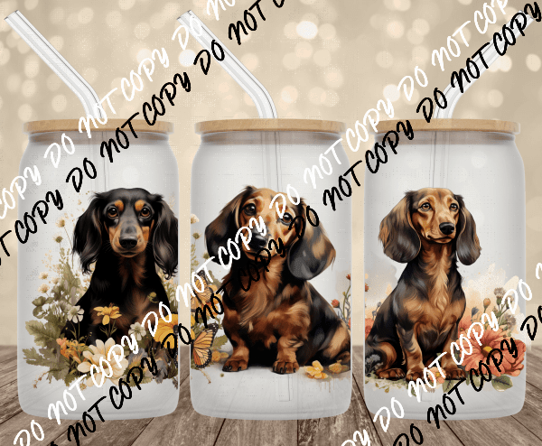 Dachshund DTF and UV transfer Bundle - We Print U Press DTF Transfers