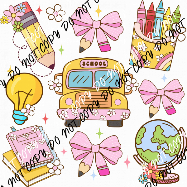 Daisy Dreams Back to School DTF Transfer - We Print U Press DTF Transfers