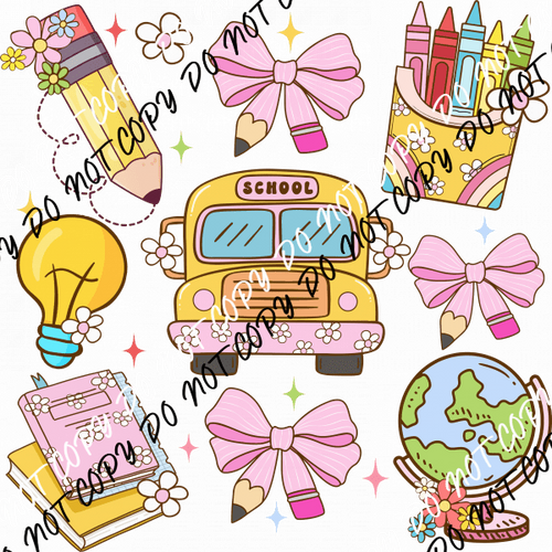 Daisy Dreams Back to School DTF Transfer - We Print U Press DTF Transfers