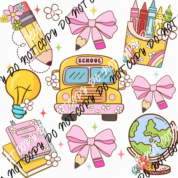 Daisy Dreams Back to School DTF Transfer - We Print U Press DTF Transfers