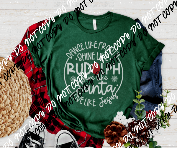 Dance Like Frosty DTF Transfer - We Print U Press DTF Transfers