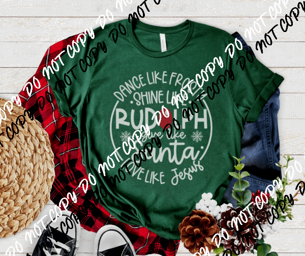 Dance Like Frosty DTF Transfer - We Print U Press DTF Transfers