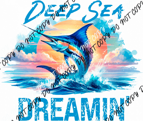 DEEP SEA DREAMIN SUNSET DTF TRANSFER - We Print U Press DTF Transfers