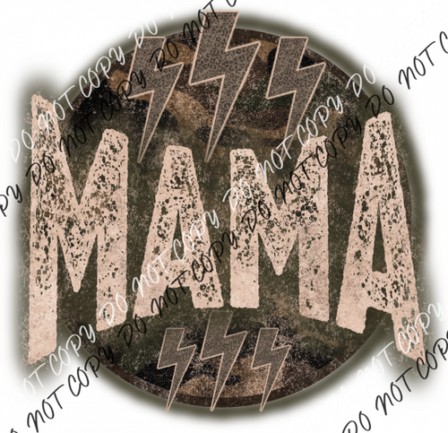 Distressed Mama Circle Dtf Transfer Transfers