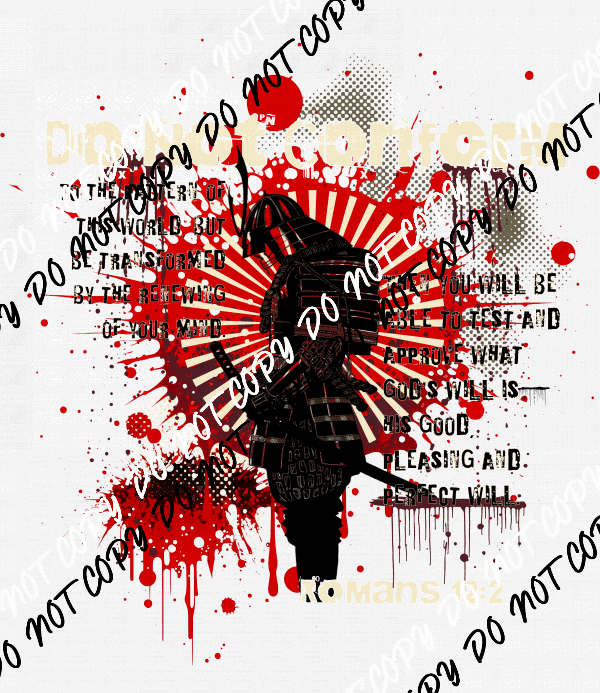 Do Not Conform DTF Transfer - We Print U Press DTF Transfers