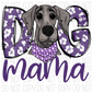 Dog Mama Purple Print Great Dane Dtf Transfer Rtp Transfers