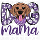 Dog Mama Purple Print Retriever Dtf Transfer Rtp Transfers