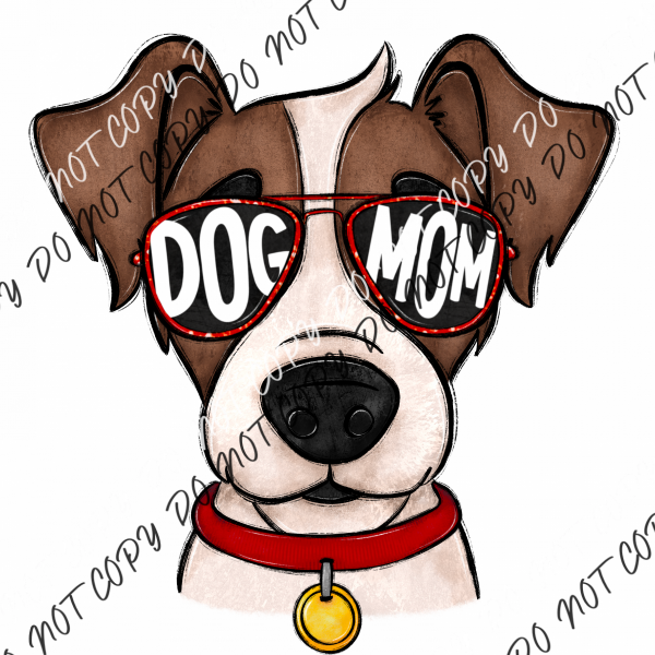 Dog Mom Glasses Jack Russell Dtf Transfer Rtp Transfers