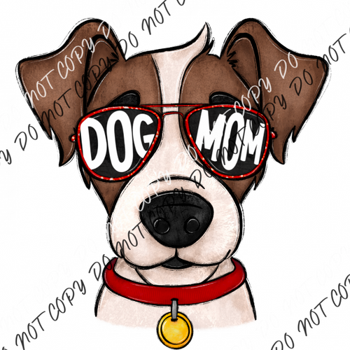 Dog Mom Glasses Jack Russell Dtf Transfer Rtp Transfers