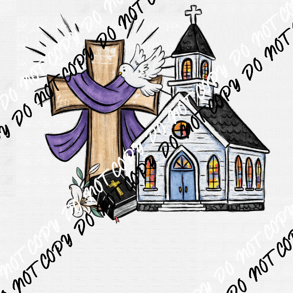 Easter a Time for Renewal Set - Pocket and Back DTF Transfer - We Print U Press DTF Transfers