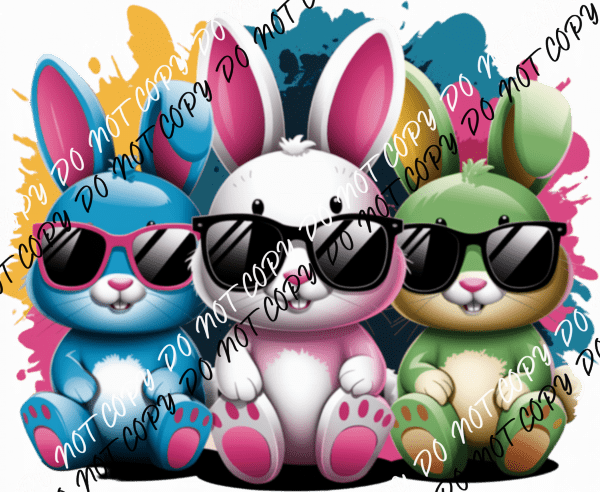 Easter Bunny Squad DTF Transfer - We Print U Press DTF Transfers