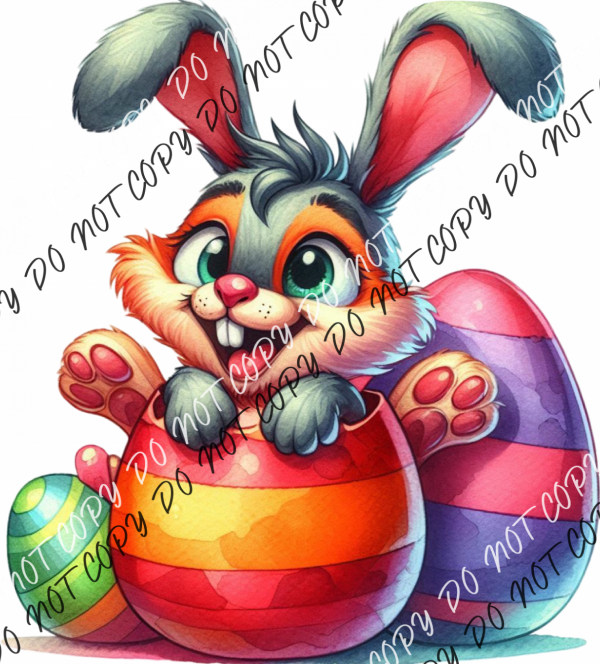 Easter Bunny Surprise DTF Transfer RTP DTF Transfers