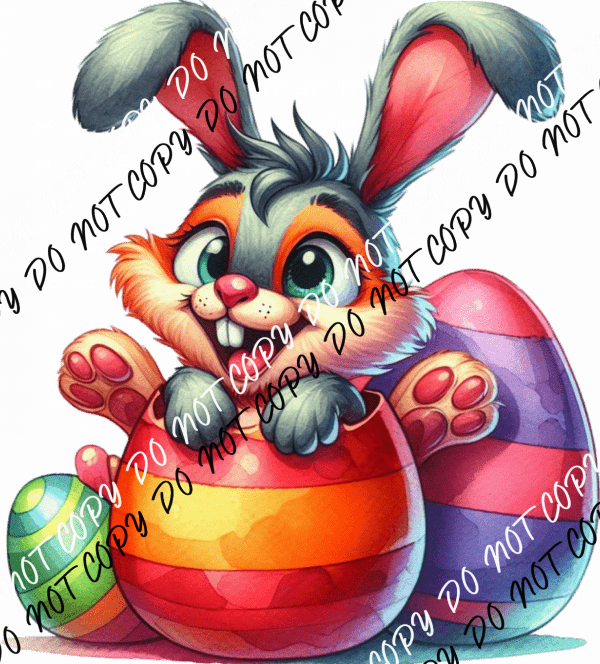 Easter Bunny Surprise DTF Transfer - We Print U Press DTF Transfers