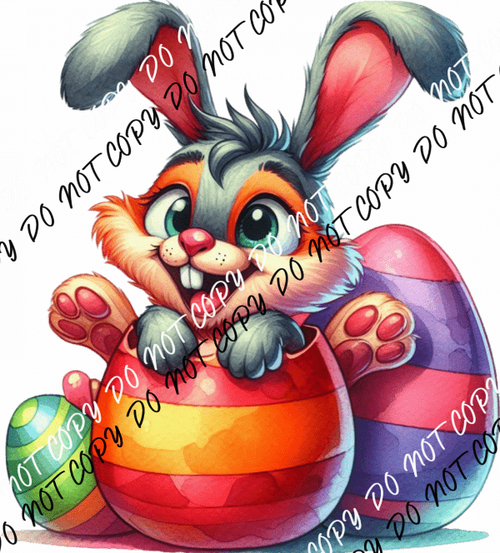Easter Bunny Surprise DTF Transfer - We Print U Press DTF Transfers