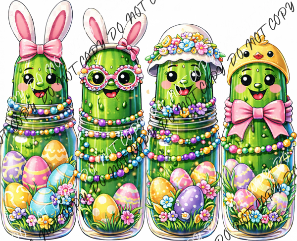 Easter Pickle Patch DTF Transfer RTP DTF Transfers