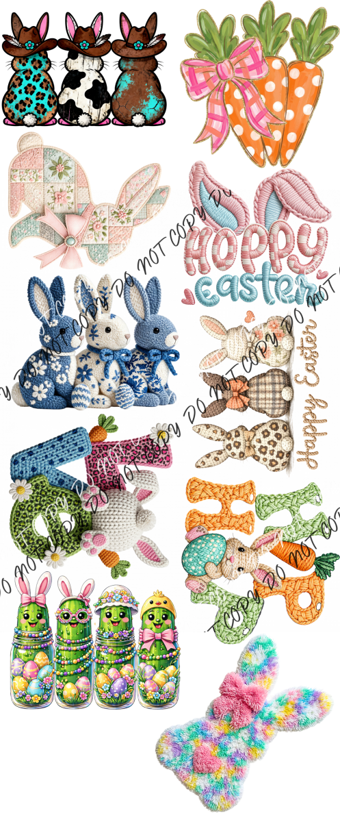 Easter Premade Gang Sheet Bundle 2026 Pre Made Bundle