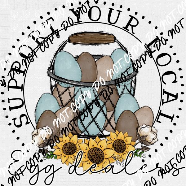 happy-easter-three-bunnies-circle-colorful-dtf-transfer