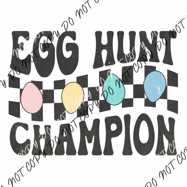 Egg Hunt Champion Dtf Transfer