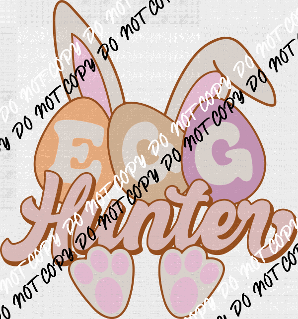 Egg Hunter DTF Transfer - We Print U Press DTF Transfers