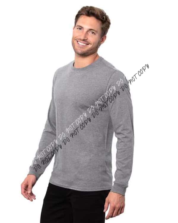 Epic CVC Long Sleeve T-Shirt - We Print U Press DTF Transfers