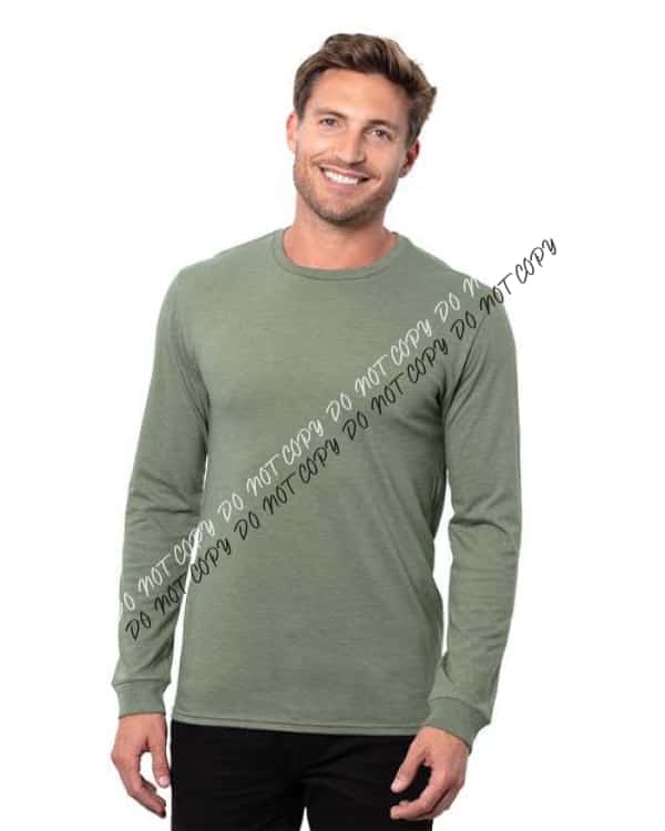 Epic CVC Long Sleeve T-Shirt - We Print U Press DTF Transfers